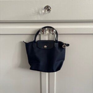 Navy Blue Mini Longchamp Bag